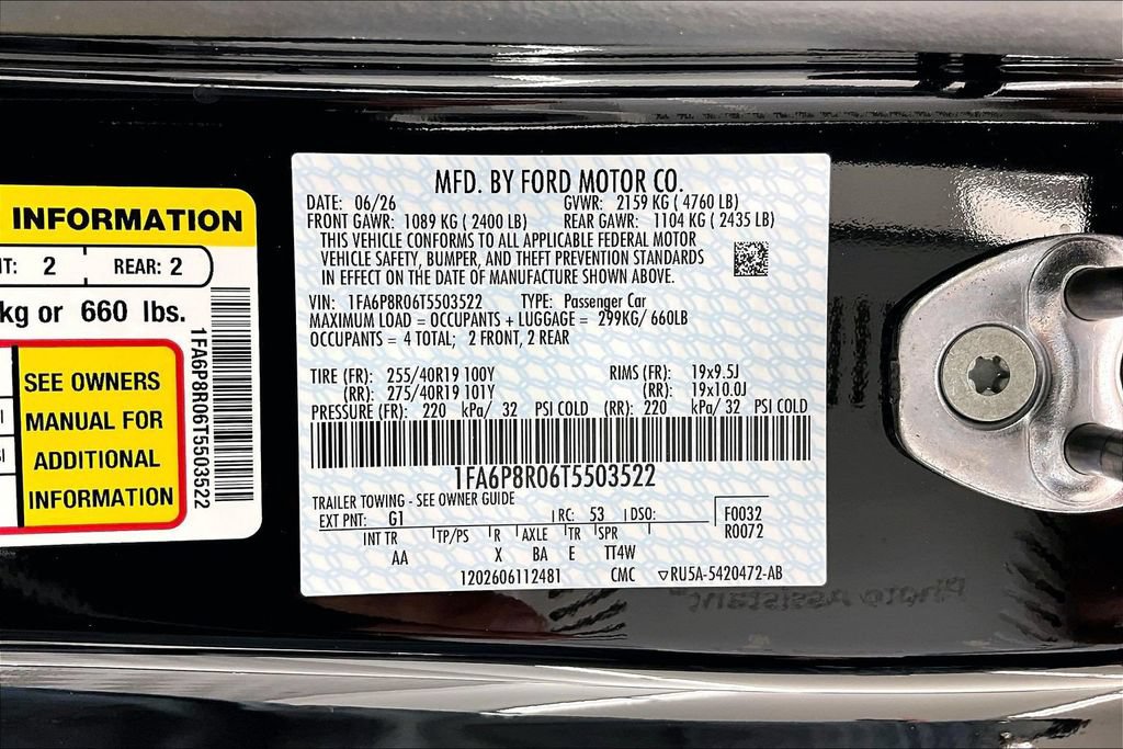 New 2026 Ford Mustang Dark Horse RWD image 8