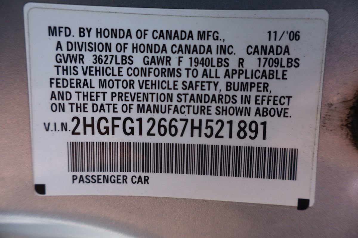 Used 2007 Honda Civic LX image 43