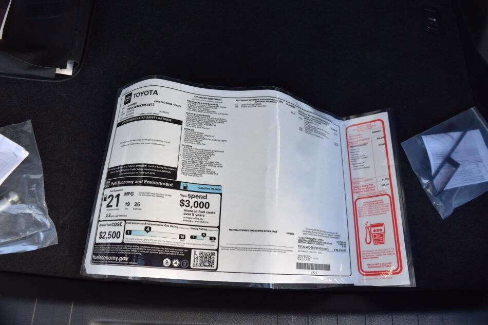 Used 2025 Toyota 4Runner TRD Sport Premium AWD/4WD image 80