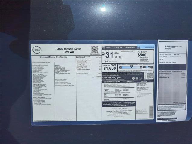 New 2026 Nissan Kicks SV w/ Illumination Package image 21