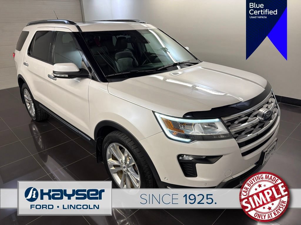 Certified 2018 Ford Explorer Limited w/ Equipment Group 301A AWD/4WD image 1