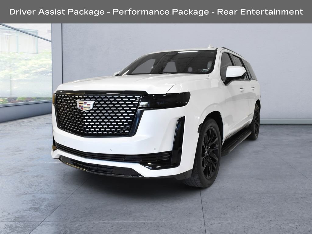 Used 2021 Cadillac Escalade Premium Luxury w/ Driver Assist Tech Package AWD/4WD image 1