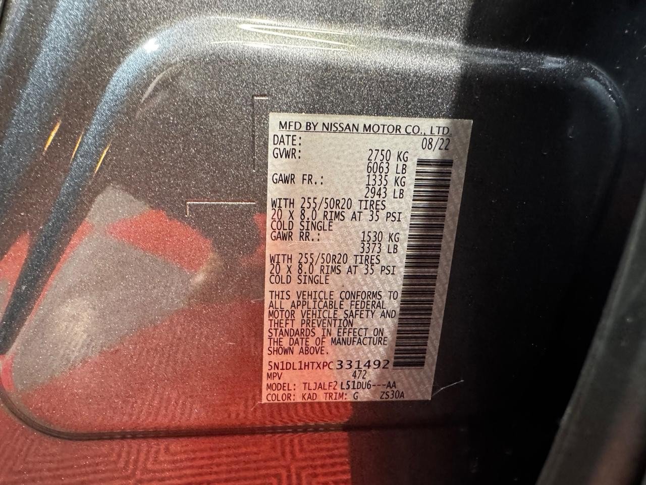 Used 2023 INFINITI QX60 Autograph w/ Cargo Package image 29