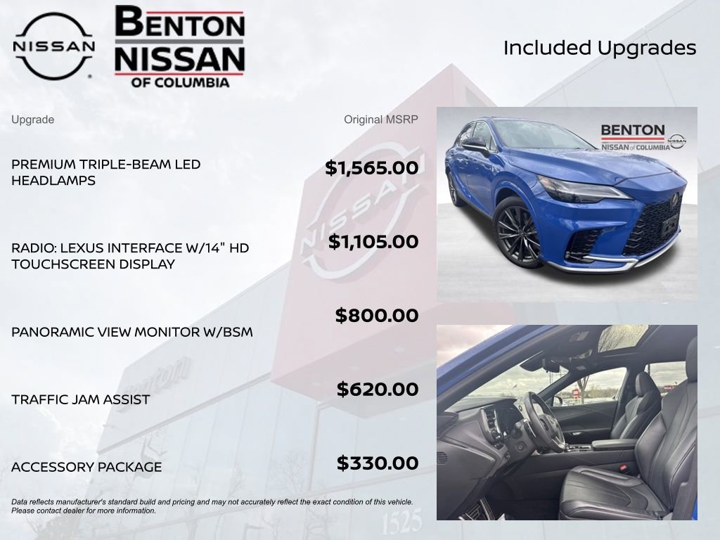 Used 2023 Lexus RX 350 F Sport w/ Accessory Package image 6