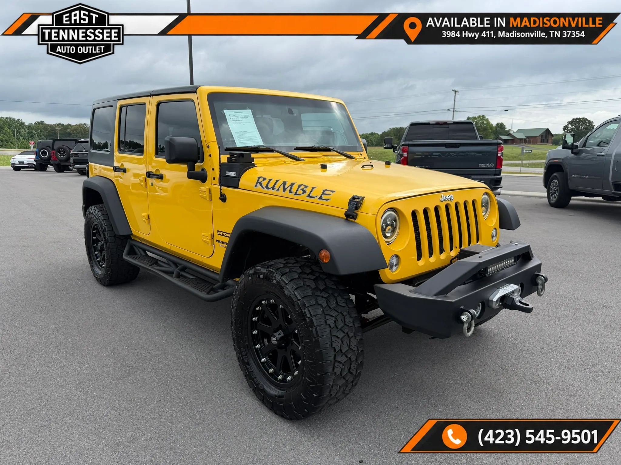 Used 2015 Jeep Wrangler Unlimited Sport w/ Quick Order Package 24S AWD/4WD image 1