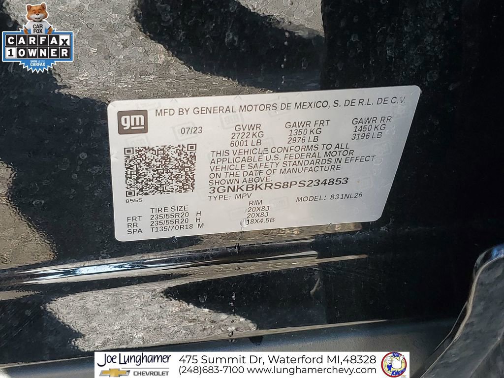 Certified 2023 Chevrolet Blazer RS w/ LPO, Floor Liner Package image 35