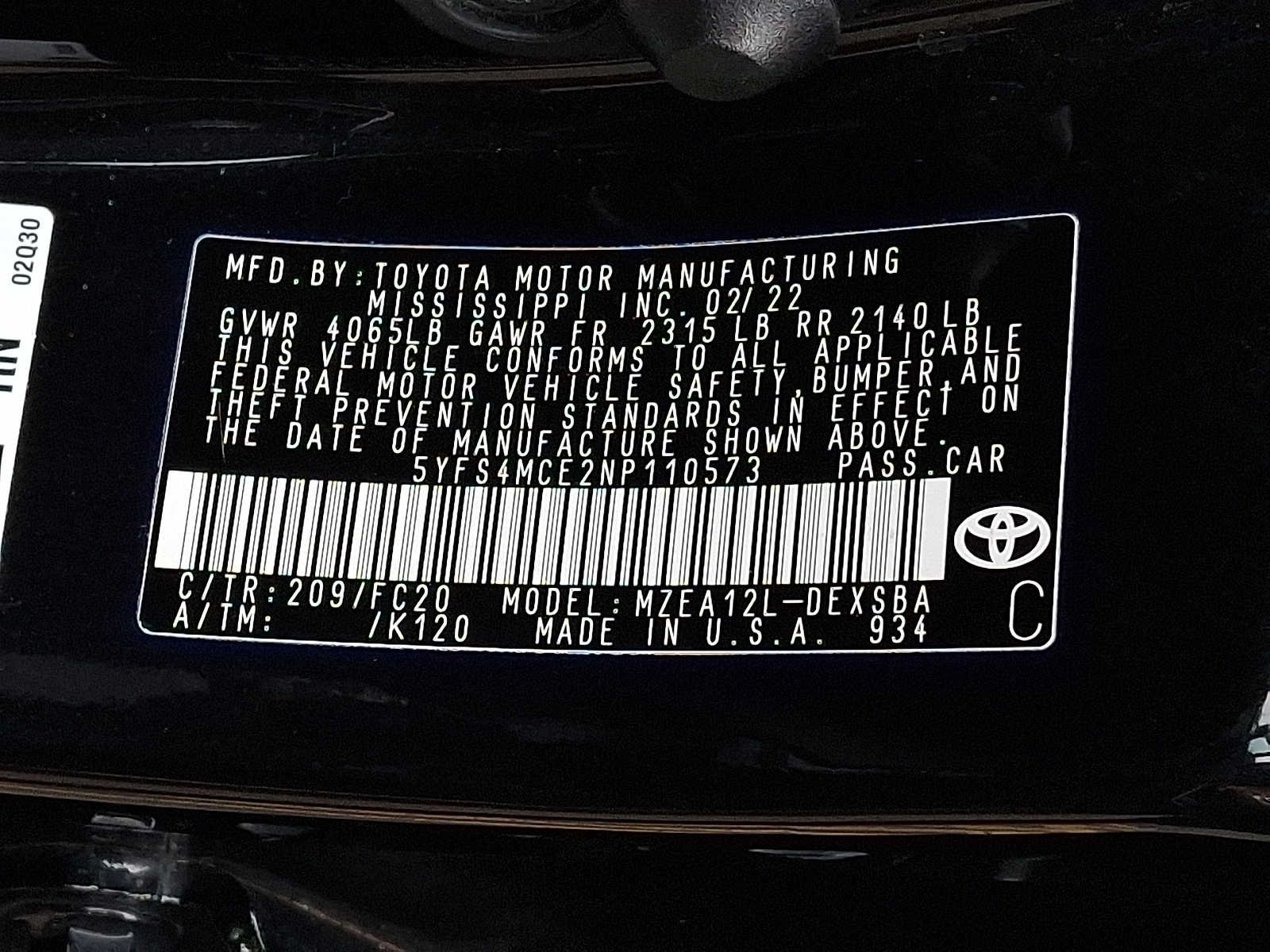 Used 2022 Toyota Corolla SE FWD image 26