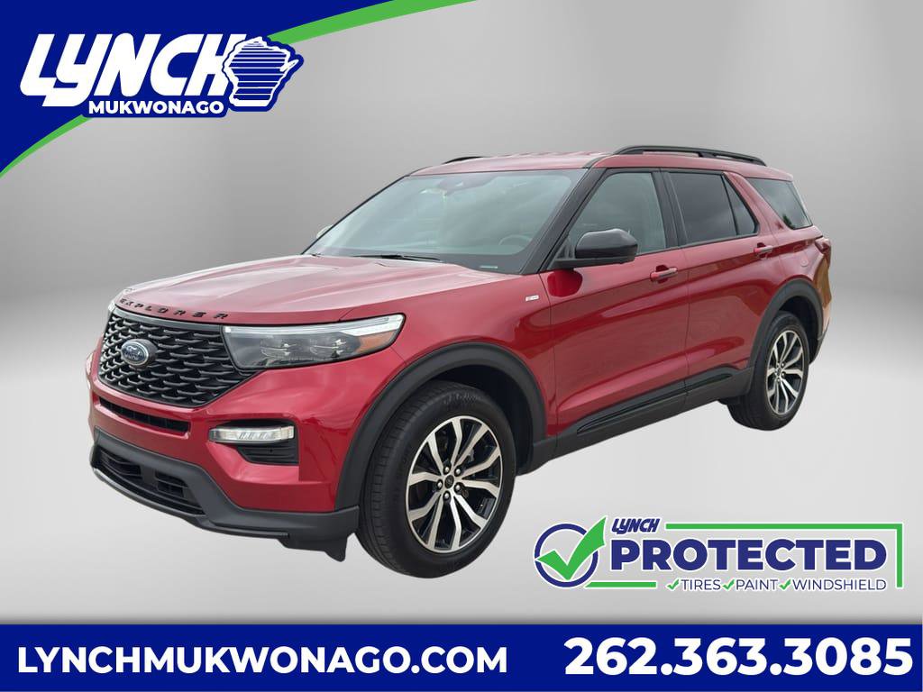 Certified 2023 Ford Explorer ST-Line w/ Class IV Trailer Tow Package