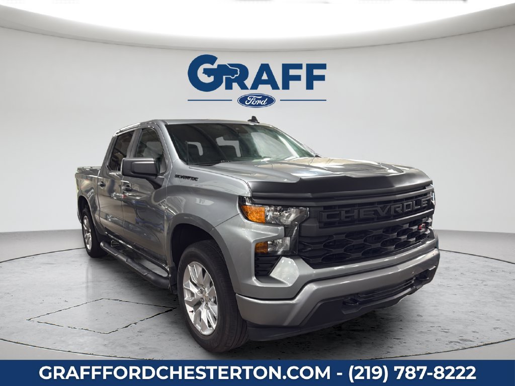 Used 2024 Chevrolet Silverado 1500 Custom w/ LPO, Dark Essentials Package AWD/4WD image 3