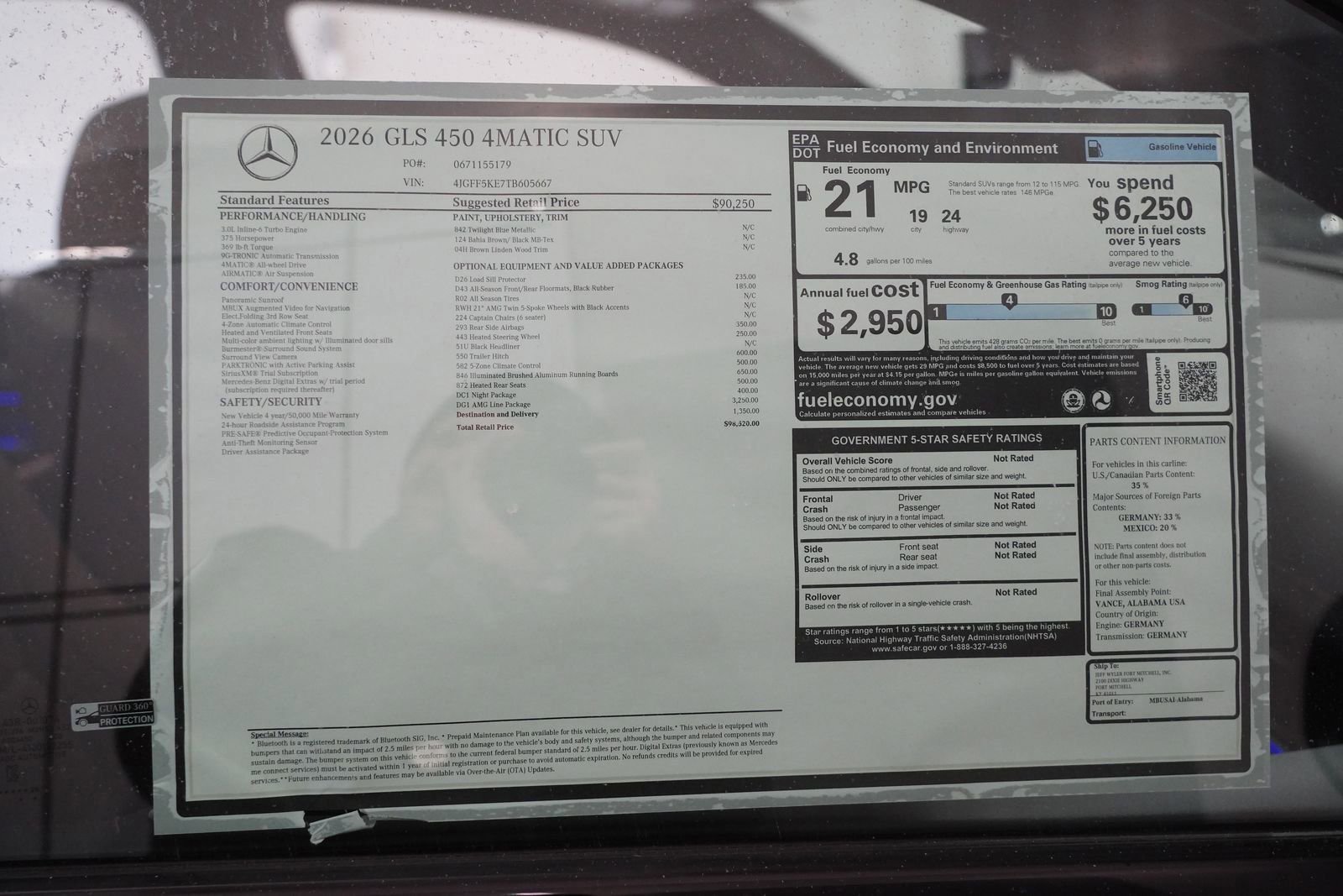 New 2026 Mercedes-Benz GLS 450 4MATIC image 37