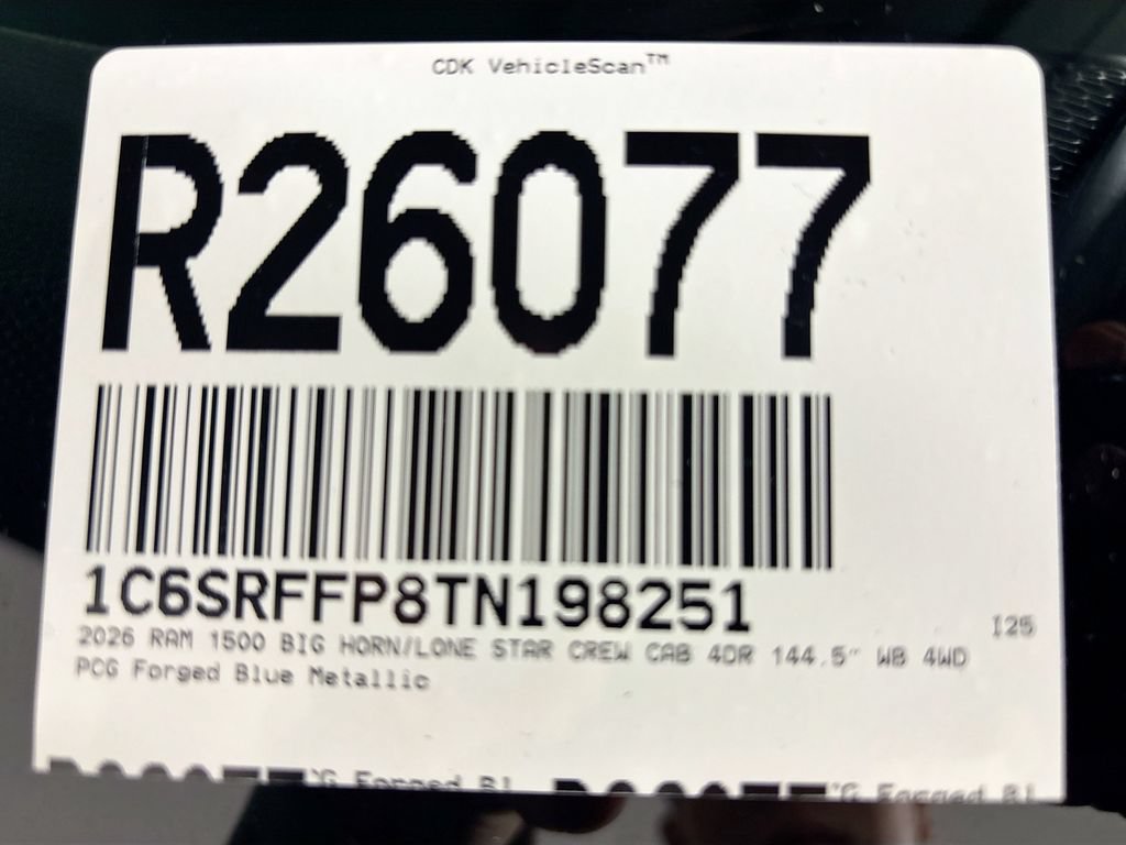 New 2026 RAM 1500 Big Horn AWD/4WD image 24