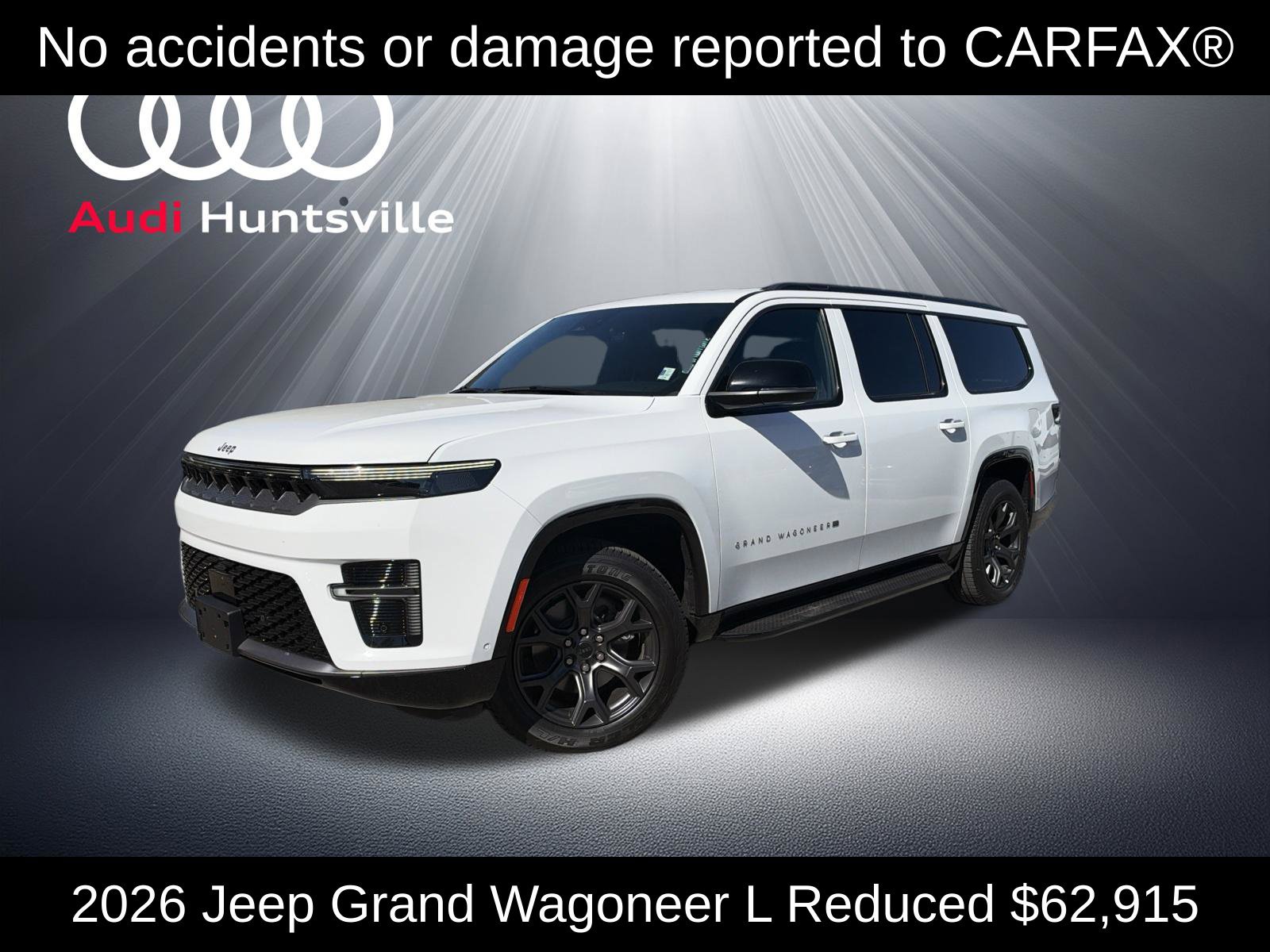 Used 2026 Jeep Grand Wagoneer L Limited w/ 8-Passenger Seating Package AWD/4WD 360° Tour