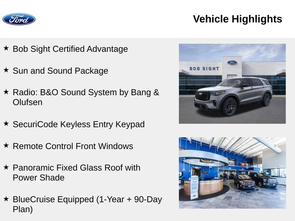 New 2026 Ford Explorer ST w/ Sun And Sound Package AWD/4WD image 2