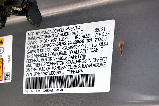 Used 2021 Honda Passport Sport image 32
