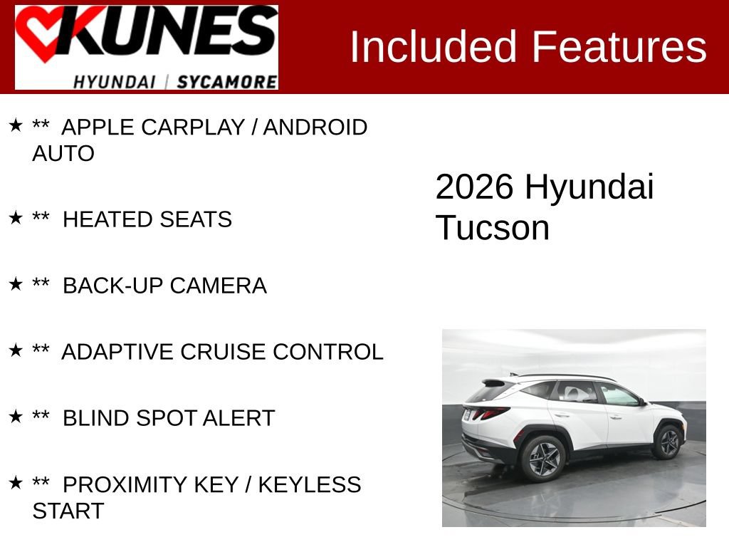 Used 2026 Hyundai Tucson SEL FWD image 2