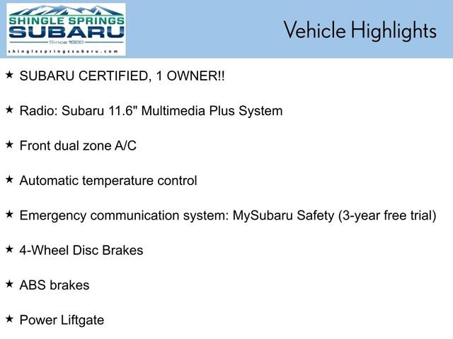 Certified 2025 Subaru Ascent Premium AWD/4WD image 55