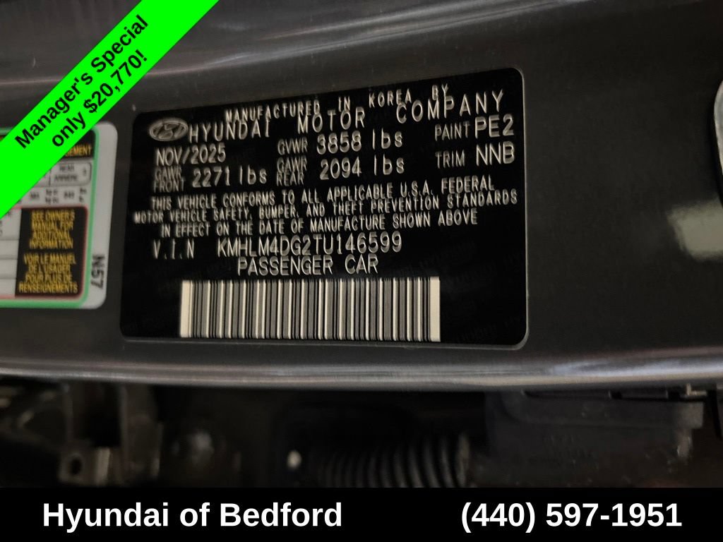 Certified 2026 Hyundai Elantra Sport FWD image 23