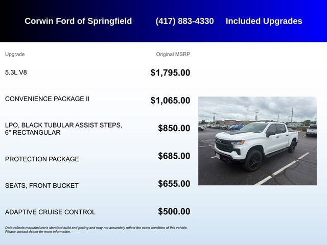 Used 2025 Chevrolet Silverado 1500 LT Trail Boss w/ Convenience Package II AWD/4WD image 5