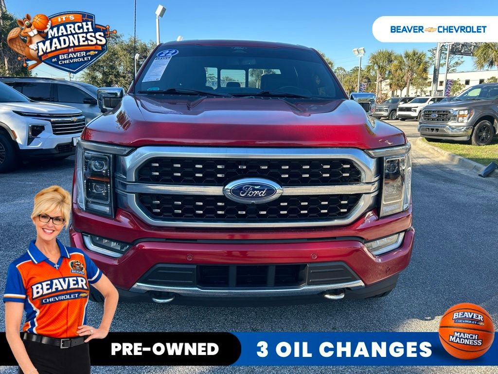 Used 2022 Ford F150 Platinum w/ Equipment Group 701A High image 3