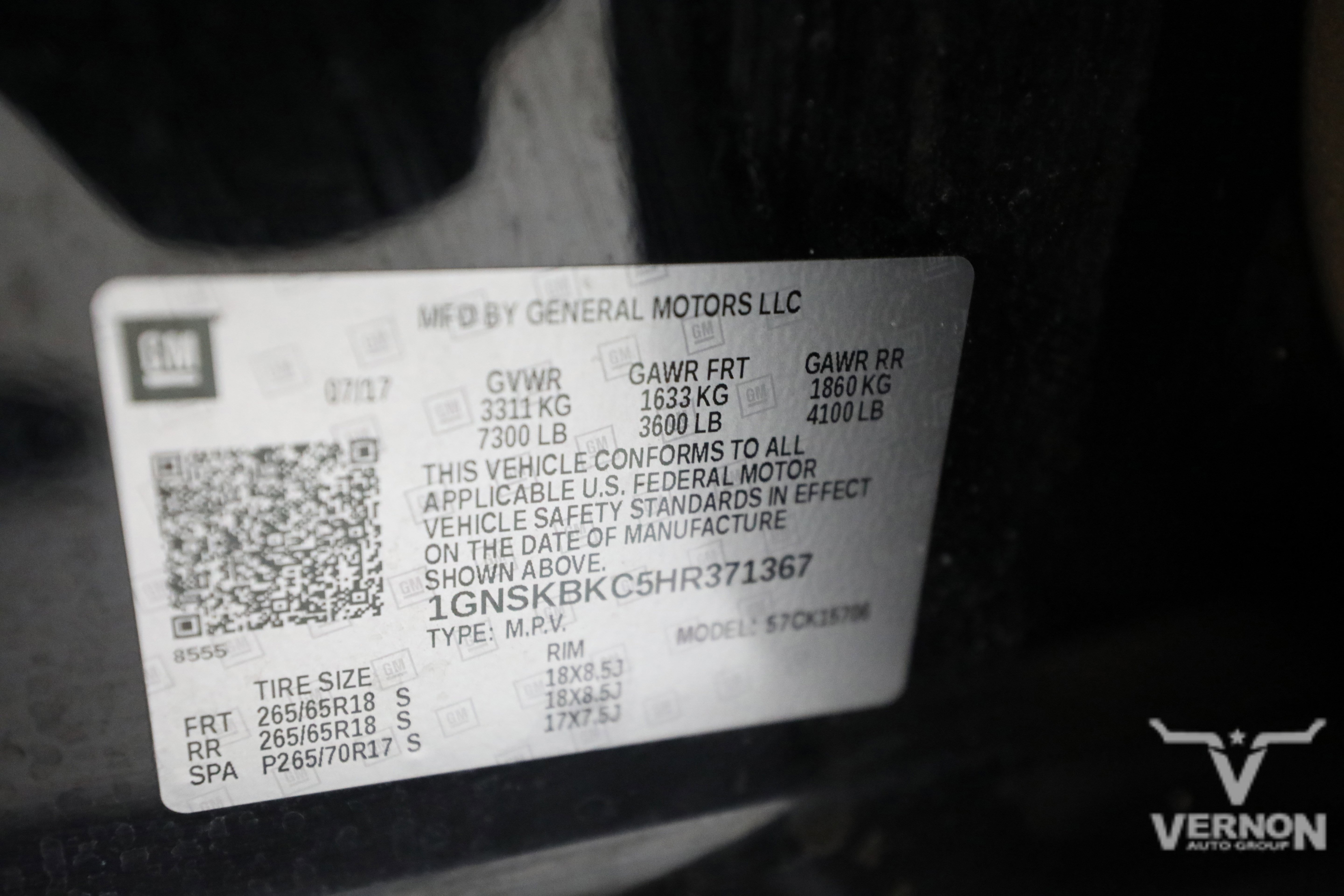 Used 2017 Chevrolet Tahoe LT w/ Z71 Midnight Edition image 14