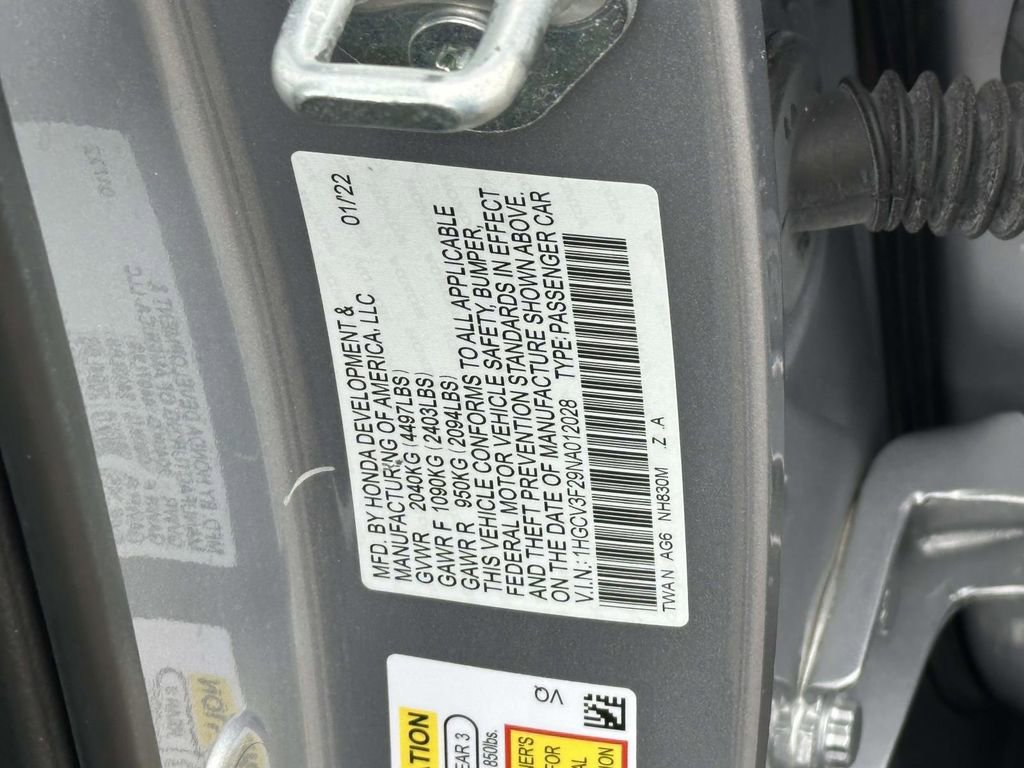 Certified 2022 Honda Accord Sport image 17