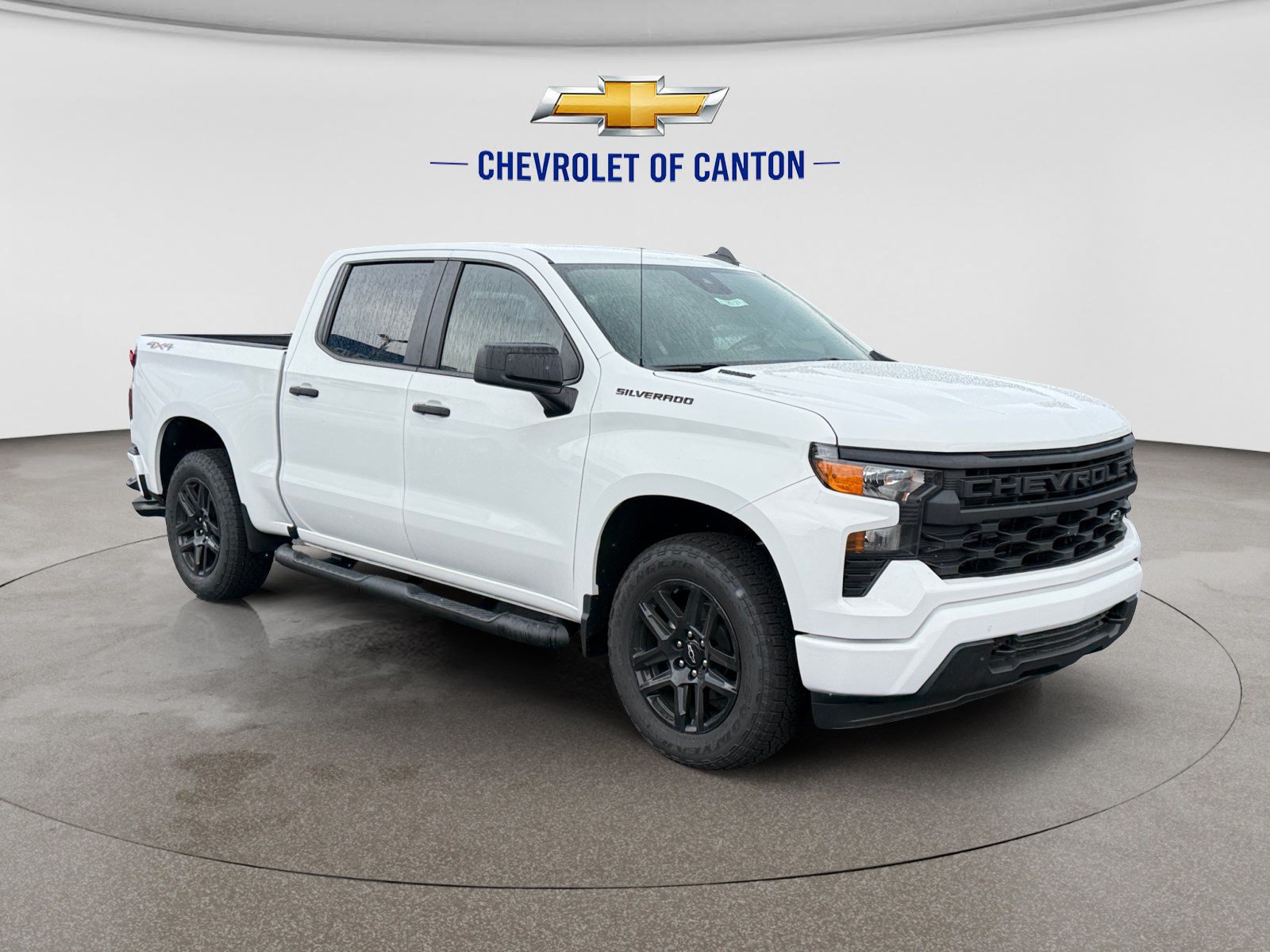 New 2026 Chevrolet Silverado 1500 Custom w/ Turbomax Blackout Package AWD/4WD image 3
