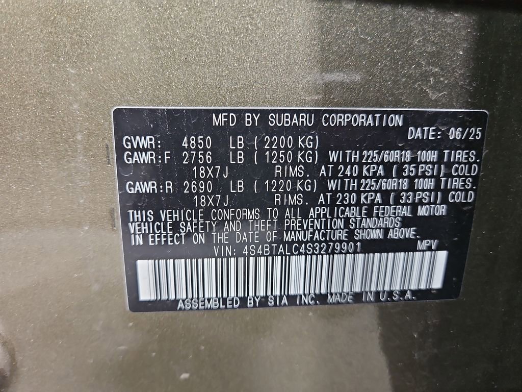 Certified 2025 Subaru Outback Onyx Edition image 30