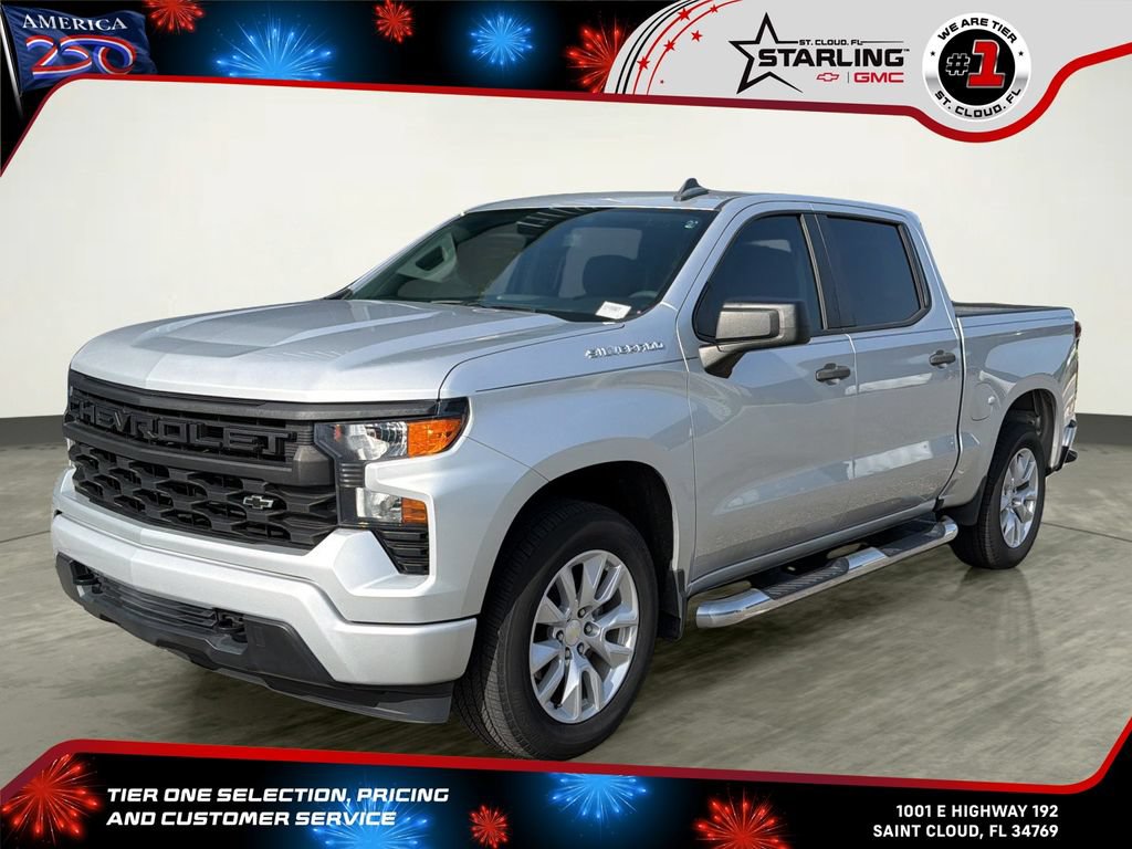Used 2022 Chevrolet Silverado 1500 Custom RWD image 1
