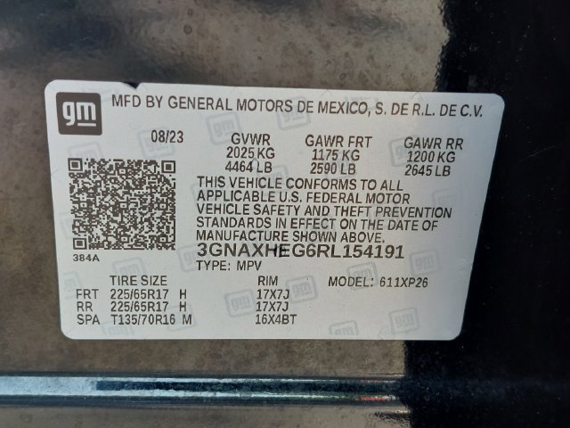Certified 2024 Chevrolet Equinox LS w/ LS Convenience Package FWD image 34