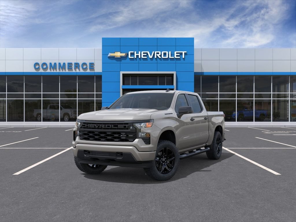 New 2026 Chevrolet Silverado 1500 Custom w/ Turbomax Blackout Package AWD/4WD image 8