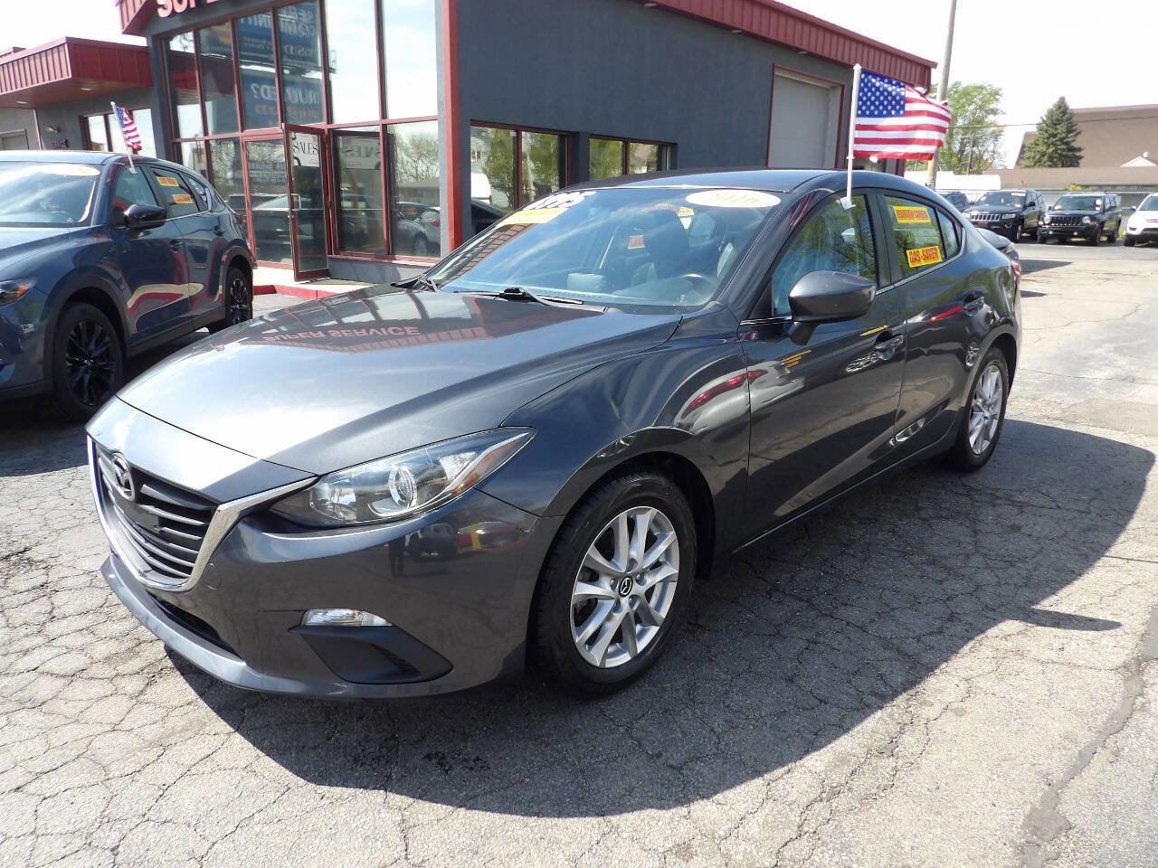 Used 2016 MAZDA MAZDA3 i Sport w/ Preferred Equipment Package FWD image 1