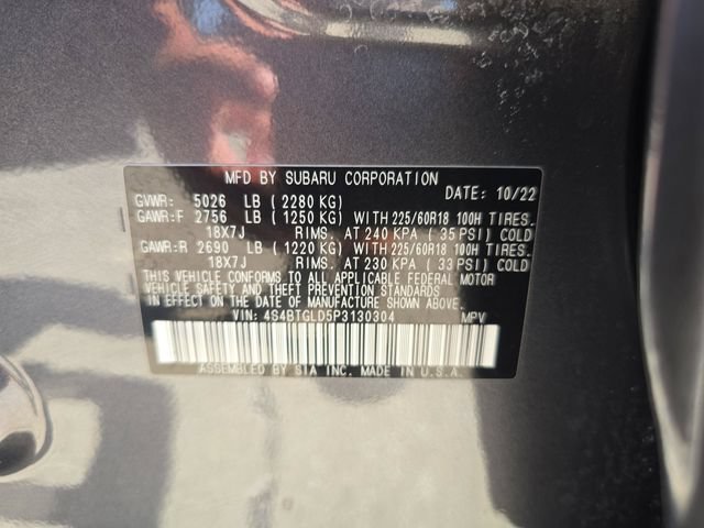 Certified 2023 Subaru Outback Onyx Edition XT AWD/4WD image 30