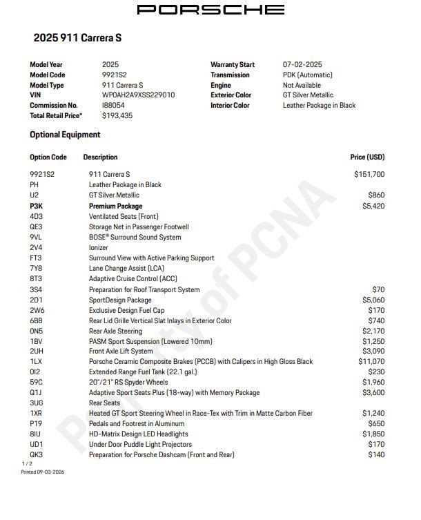 Certified 2025 Porsche 911 Carrera S RWD image 6