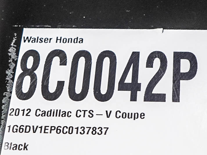 Used 2012 Cadillac CTS V RWD image 29