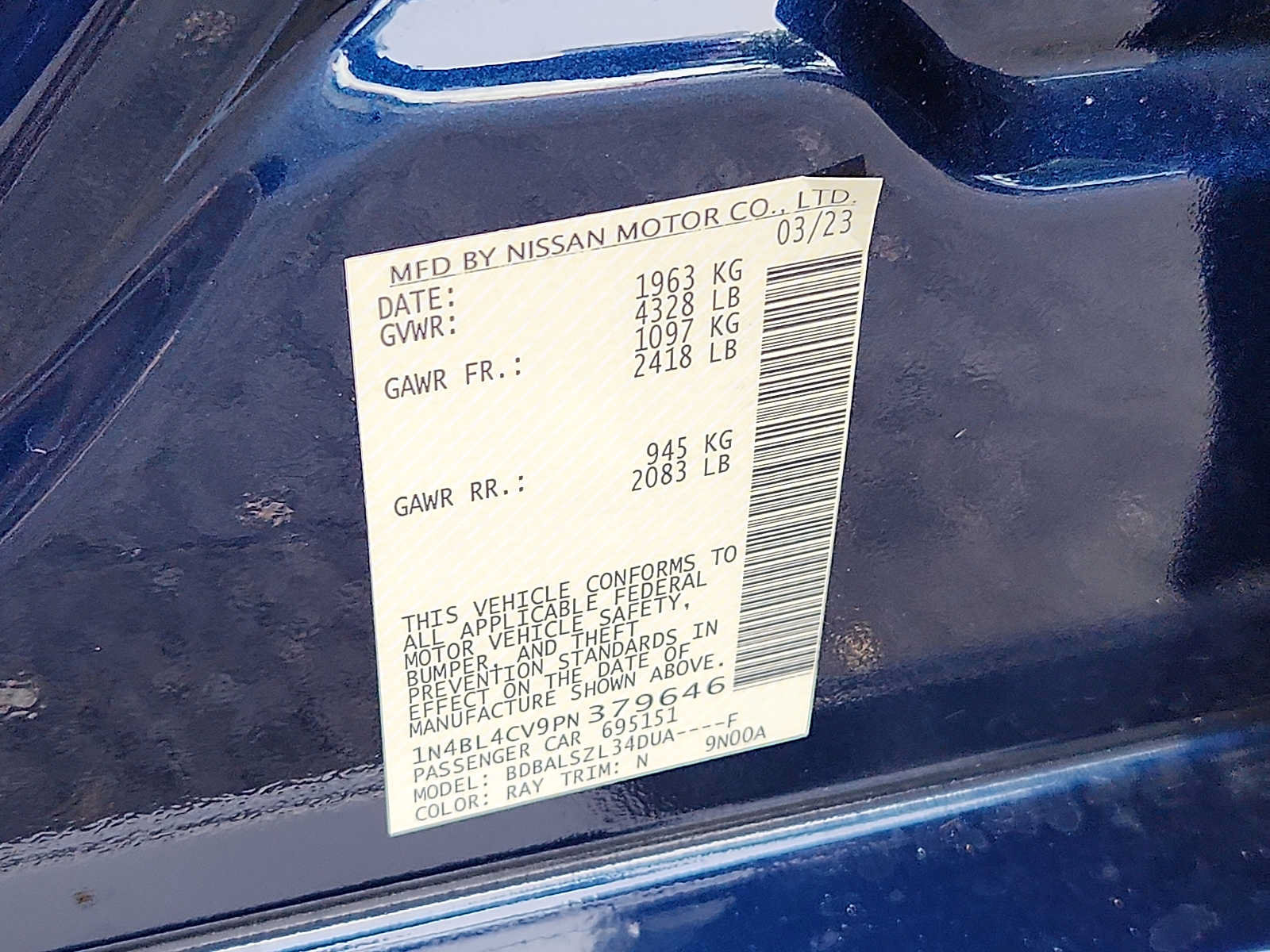 Used 2023 Nissan Altima 2.5 SR FWD image 25