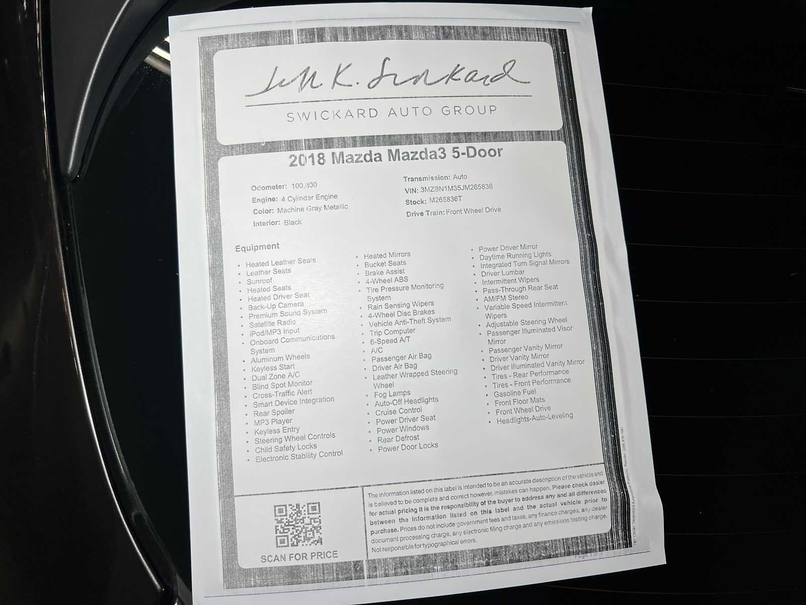 Used 2018 MAZDA MAZDA3 Grand Touring w/ Premium Equipment Package image 37