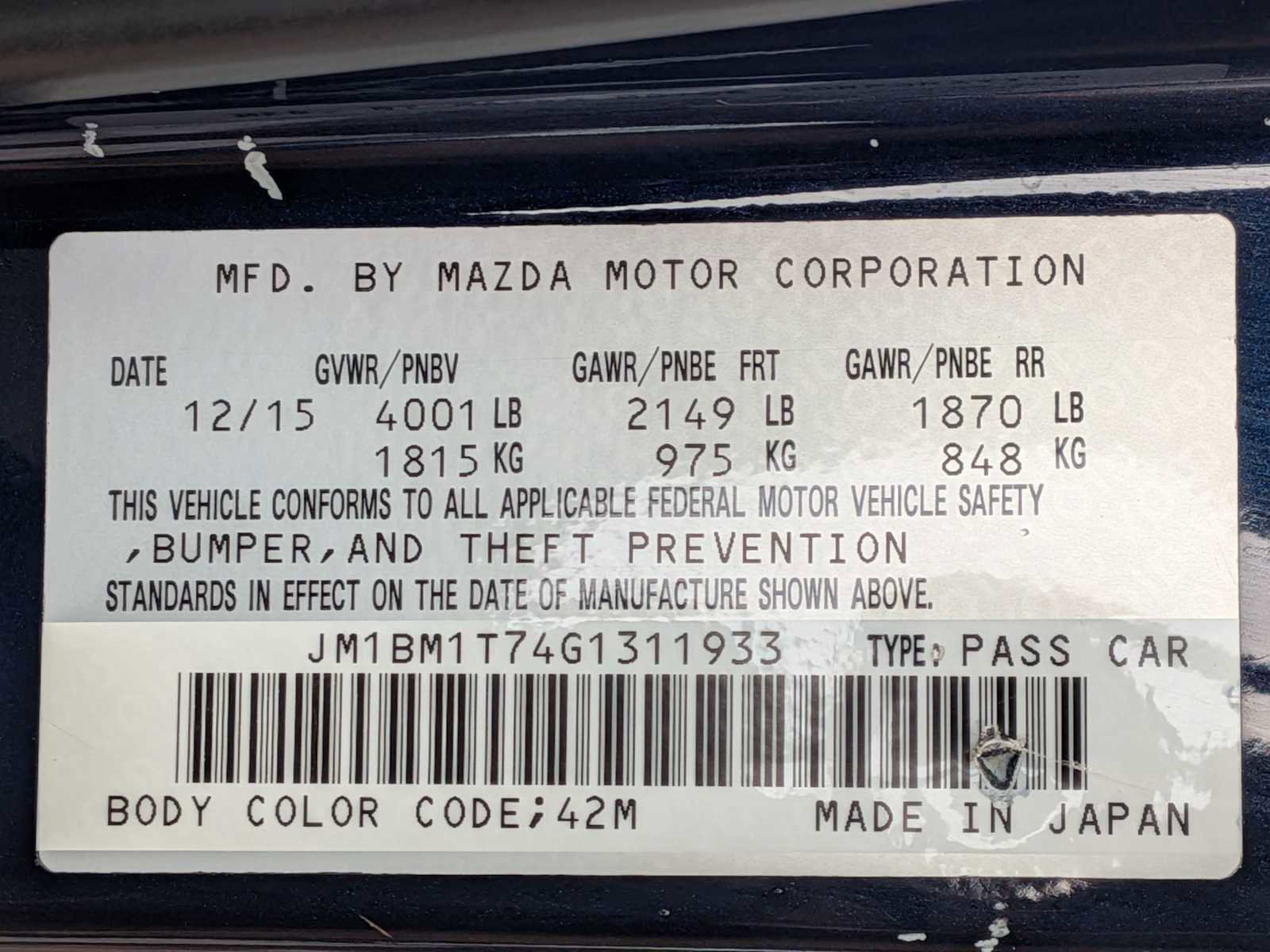 Used 2016 MAZDA MAZDA3 i Sport FWD image 30