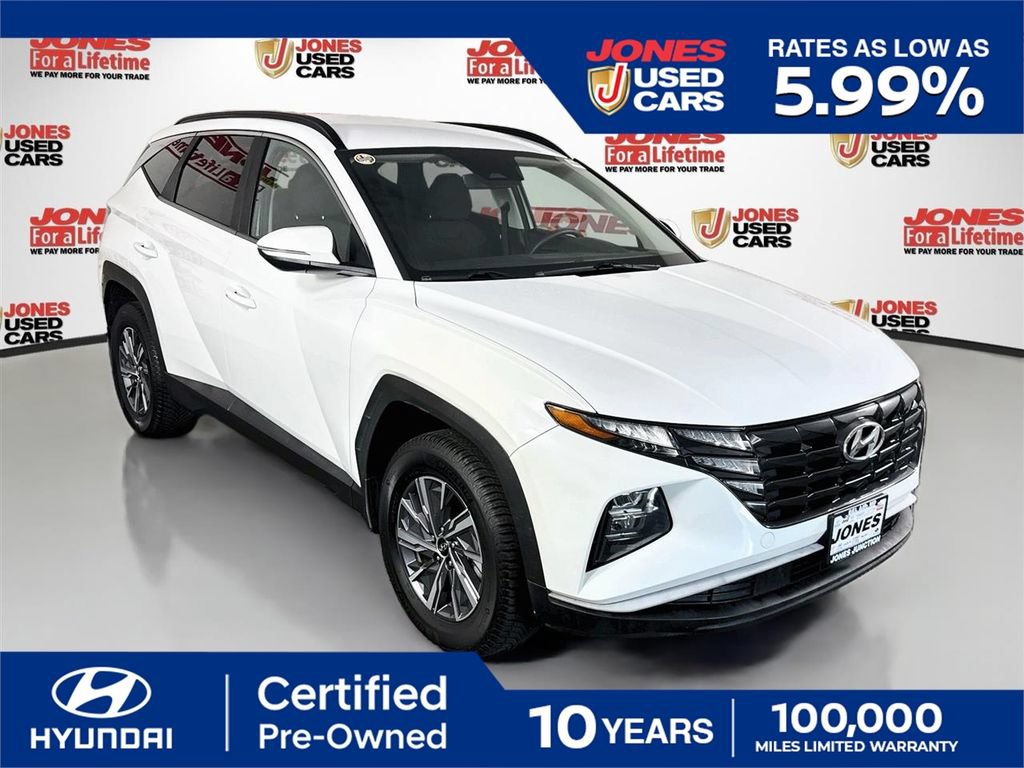 Certified 2022 Hyundai Tucson Blue