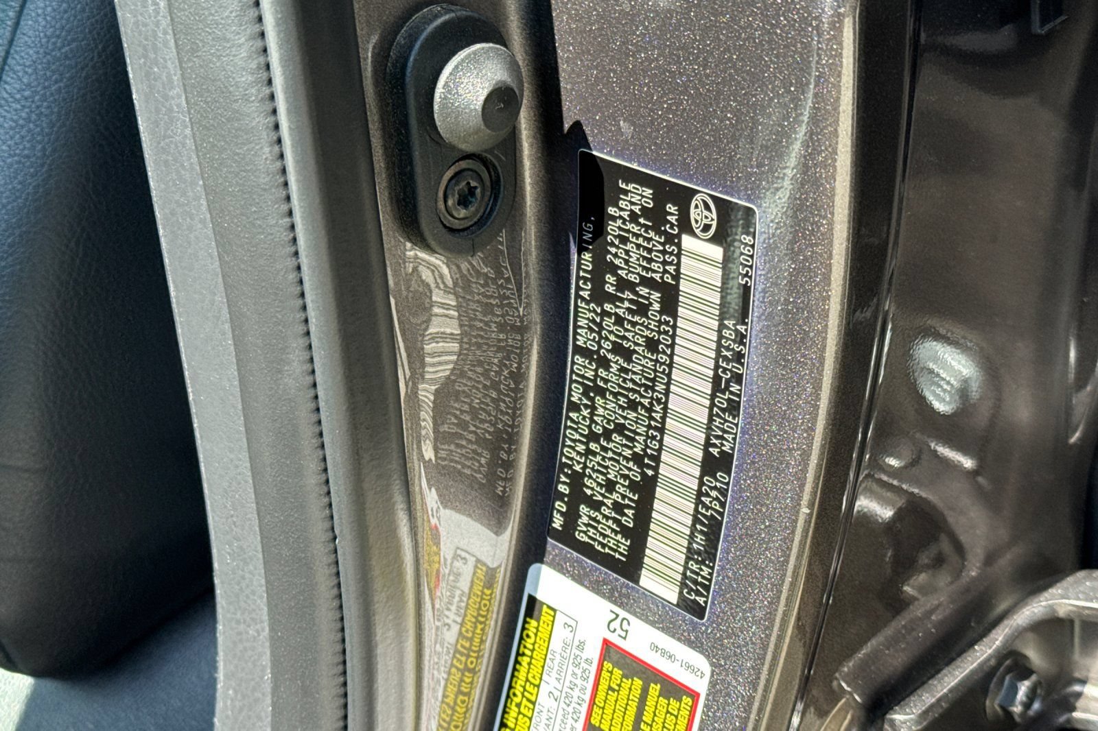 Certified 2022 Toyota Camry SE FWD image 36