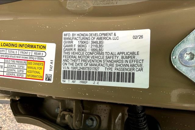 New 2026 Honda Civic Sport image 13