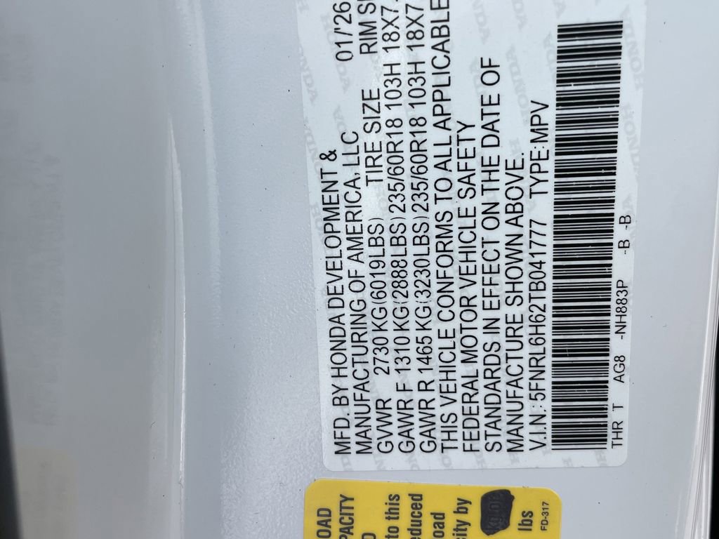 New 2026 Honda Odyssey EX-L image 17