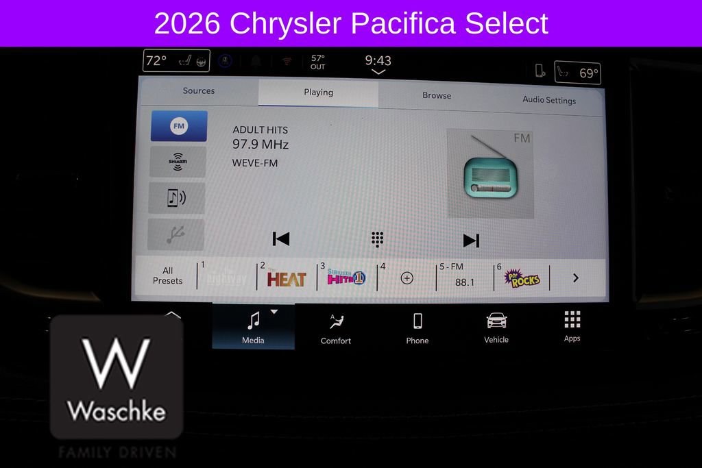 New 2026 Chrysler Pacifica Select image 40