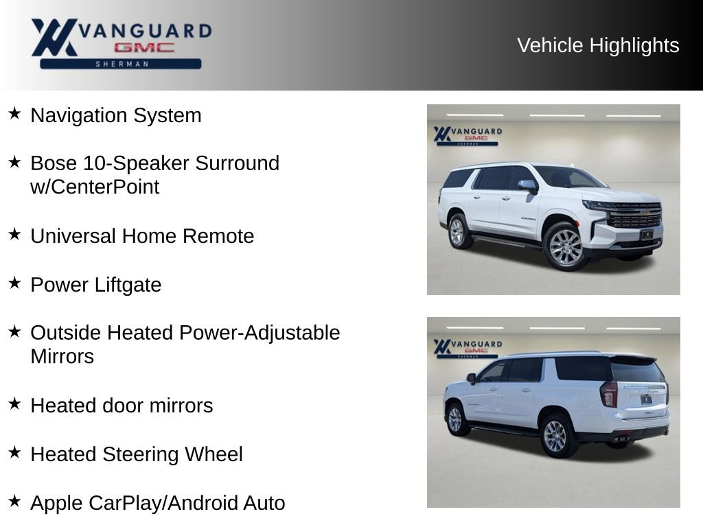 Used 2023 Chevrolet Suburban Premier RWD image 10