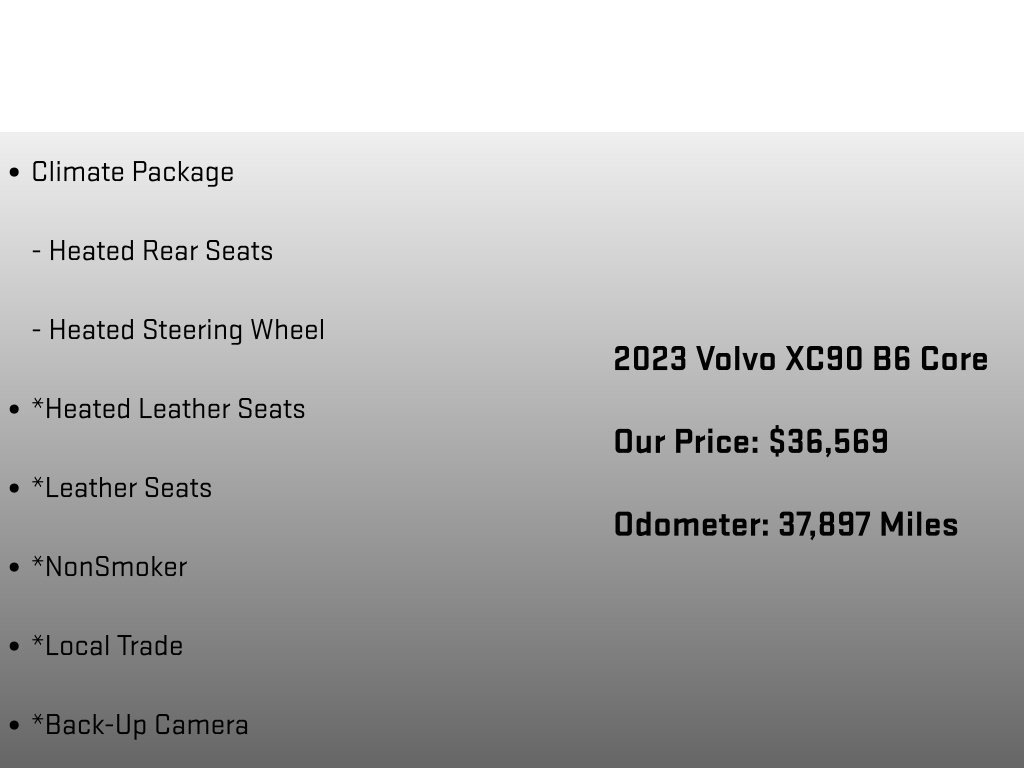 Used 2023 Volvo XC90 B6 Core AWD/4WD image 6