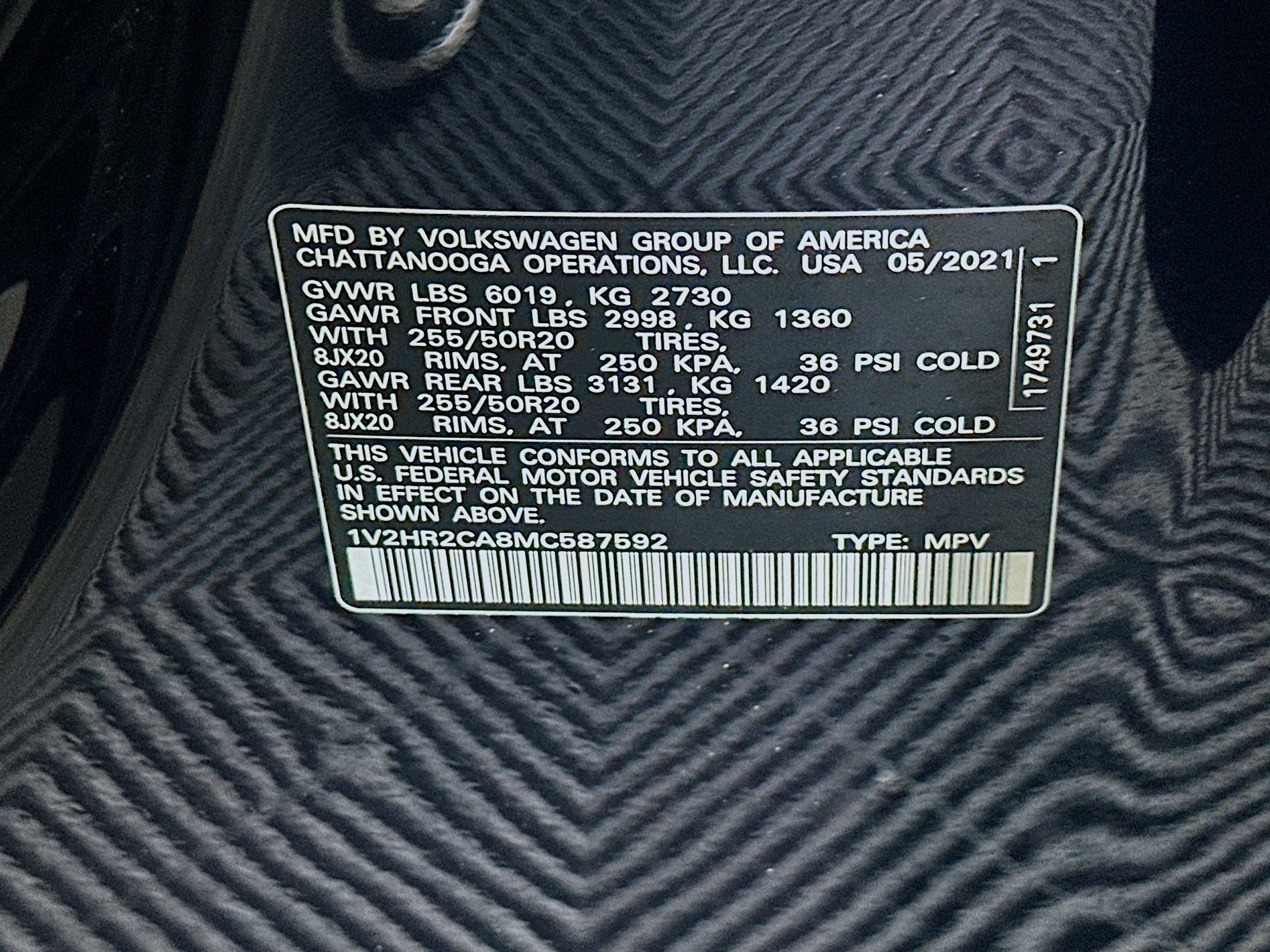 Used 2021 Volkswagen Atlas SE AWD/4WD image 12