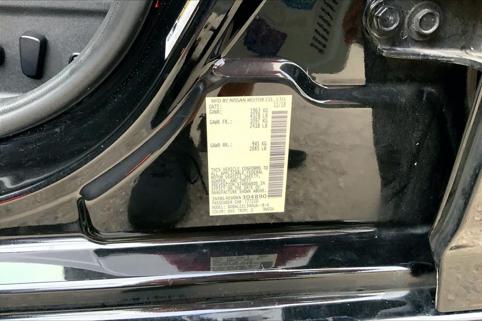 Used 2019 Nissan Altima 2.5 SL FWD image 32