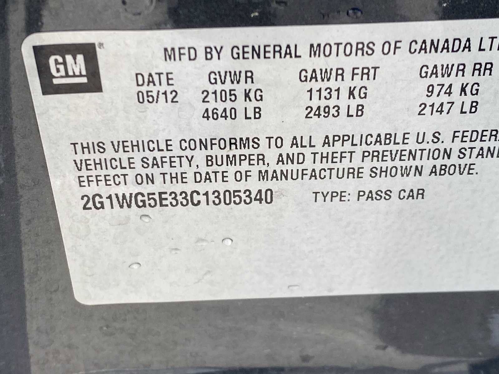 Used 2012 Chevrolet Impala LT w/ LT Sunroof Package image 21