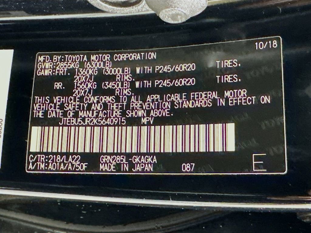 Used 2019 Toyota 4Runner Limited AWD/4WD image 47