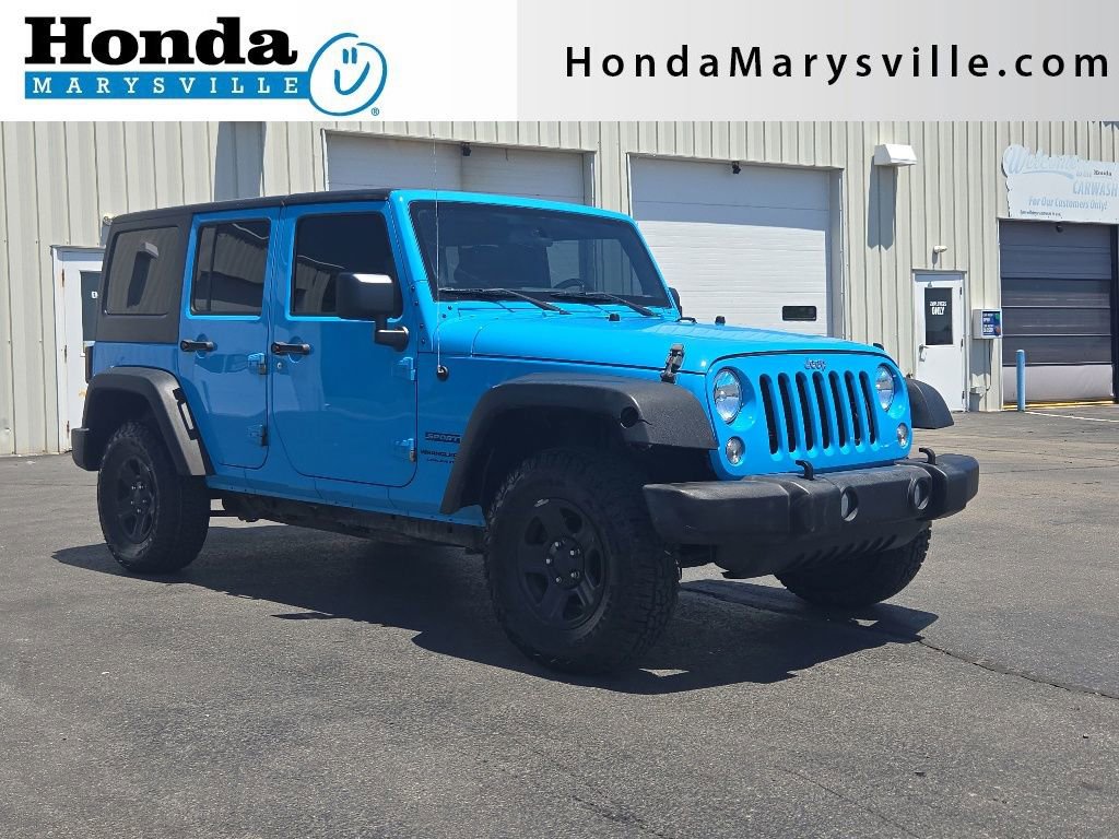 Used 2018 Jeep Wrangler Unlimited Sport w/ Connectivity Group