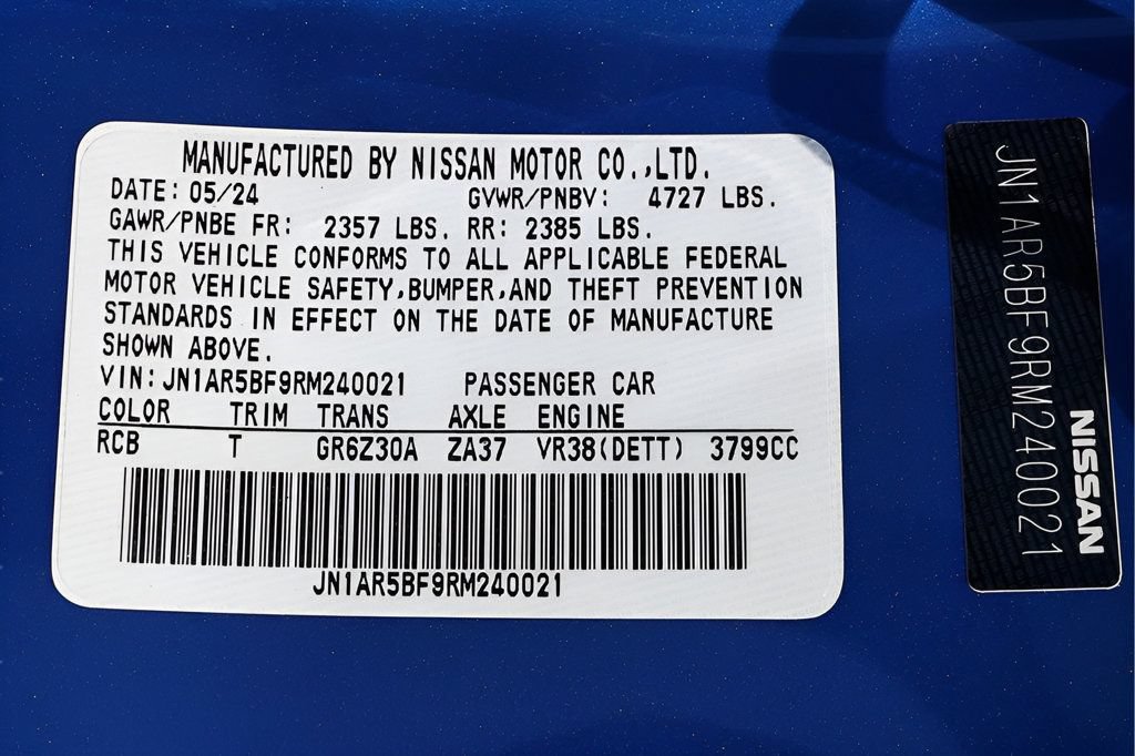 Used 2024 Nissan GT-R w/ Floor Mat Package AWD/4WD image 47
